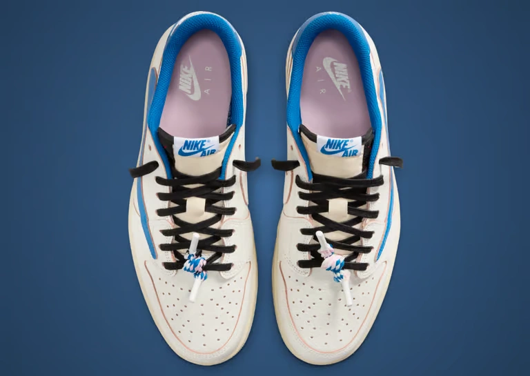 Travis Scott x Fragment x Air Jordan 1 Low Travis Scott x Fragment x Air Jordan 1 Low with reverse Swoosh and premium leather