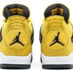 Nike Air Jordan 4 Retro Lightning yellow nubuck sneaker