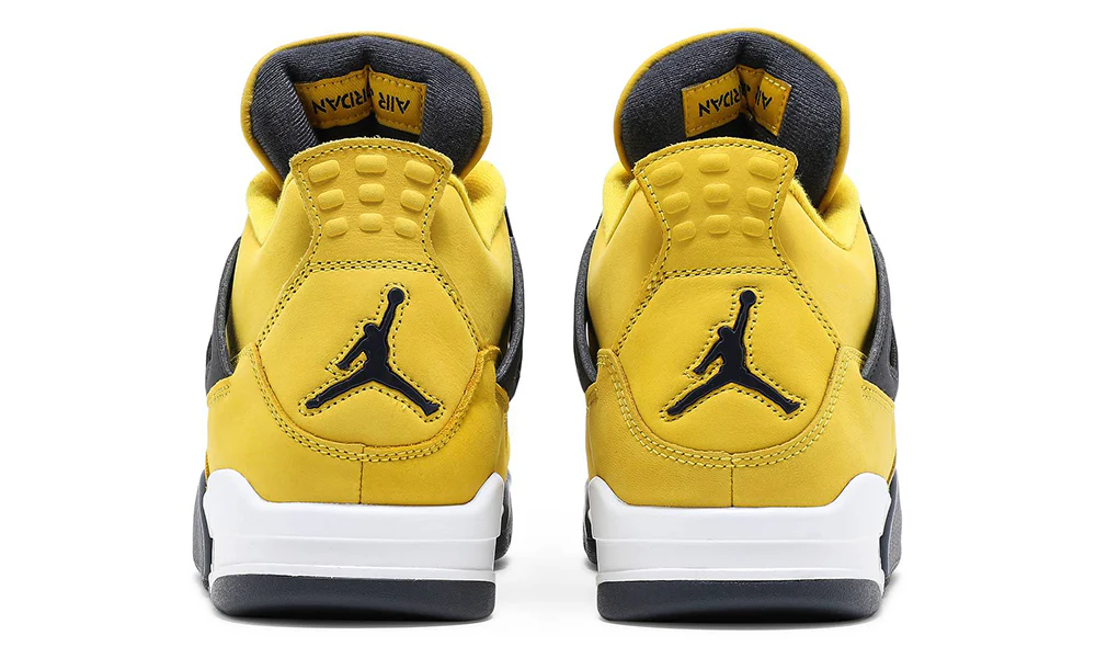 Nike Air Jordan 4 Retro Lightning Nike Air Jordan 4 Retro Lightning yellow nubuck sneaker
