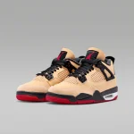 Nike Air Jordan 4 Retro GS Pizza themed kids sneaker