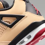 Nike Air Jordan 4 Retro GS Pizza themed kids sneaker