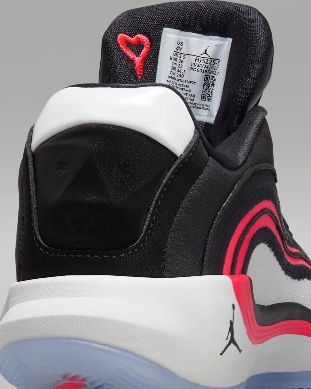 Nike Air Jordan Luka 4 Bloodline Nike Air Jordan Luka 4 Bloodline red and black performance sneaker