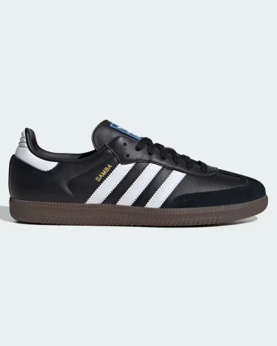 Adidas Samba black and white women’s shoes with free keychain