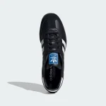 Adidas Samba black and white men’s shoes with free keychain