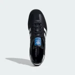 Adidas Samba black and white women’s shoes with free keychain