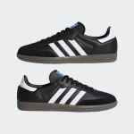 Adidas Samba black and white women’s shoes with free keychain