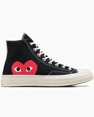 Converse x PLAY Comme des Garçons Chuck 70 with red heart logo