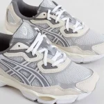 ASICS GEL-NYC Red sneaker with heritage running design and GEL cushioning