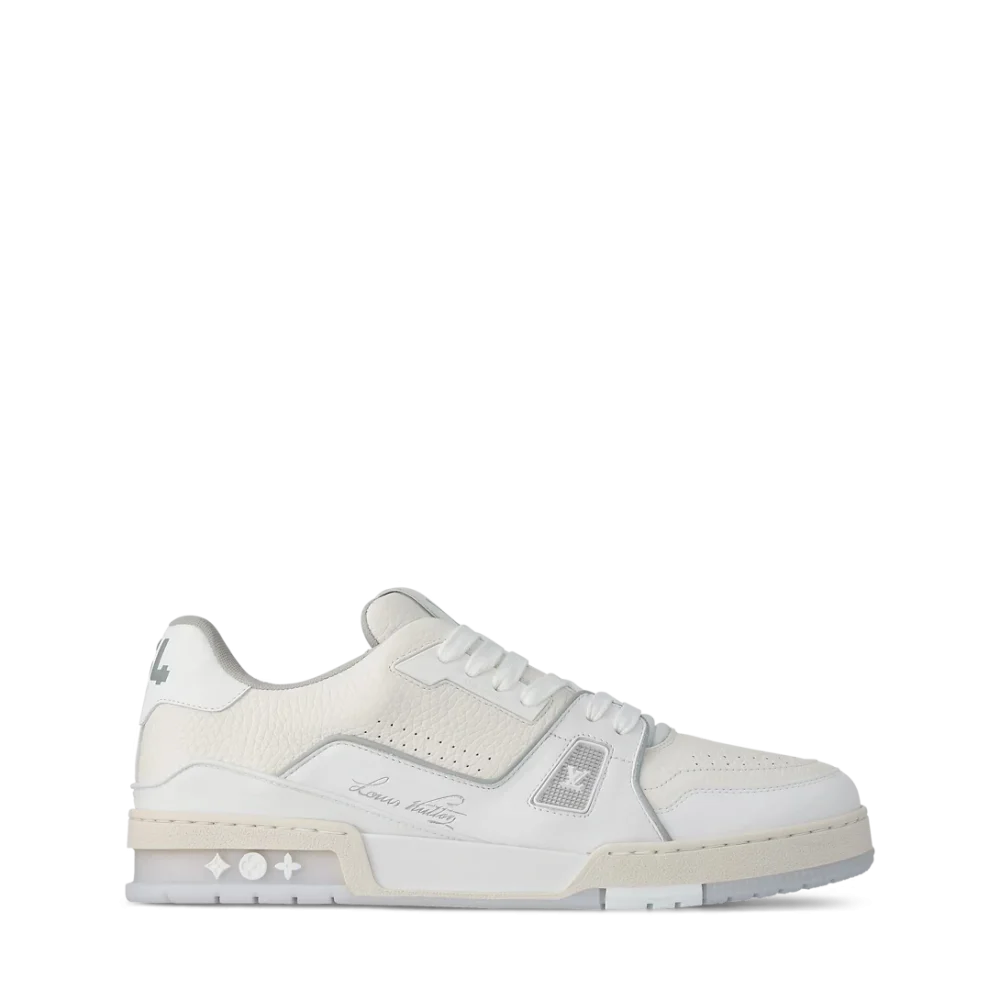 Louis Vuitton Trainer White Signature Sneaker Louis Vuitton Trainer White Signature premium leather sneaker