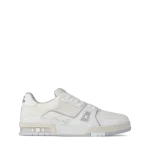 Louis Vuitton Trainer White Signature premium leather sneaker