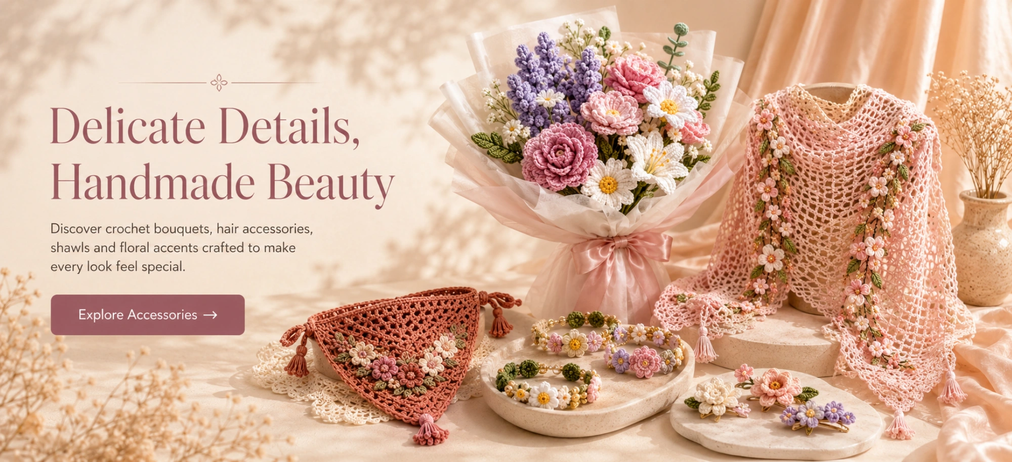 Stylclo premium crochet bags and accessories collection banner