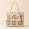 Pastel Patchwork Crochet Tote Bag product image