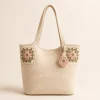 Blush Bloom Crochet Tote Bag product image