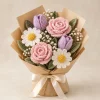 1 Pastel Crochet Flower Bouquet product image