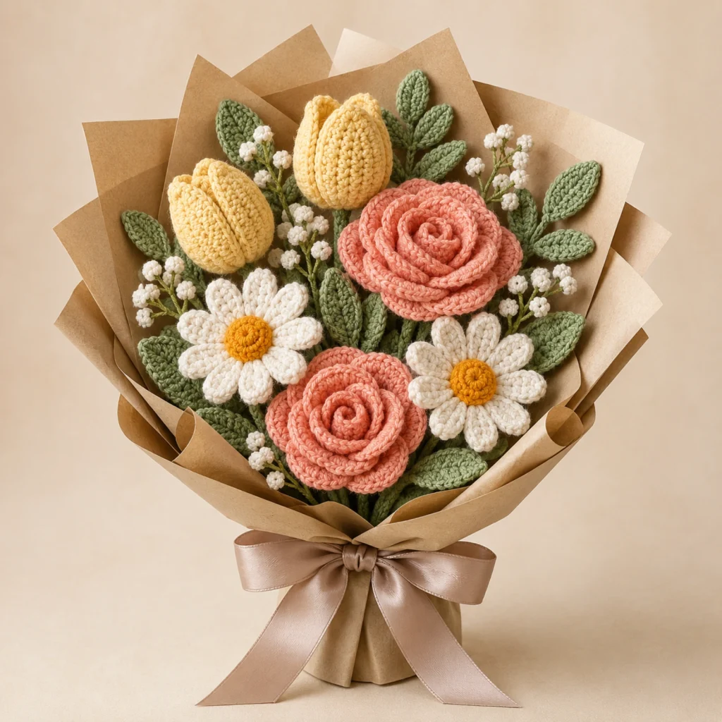 Signature Crochet Flower Bouquet
