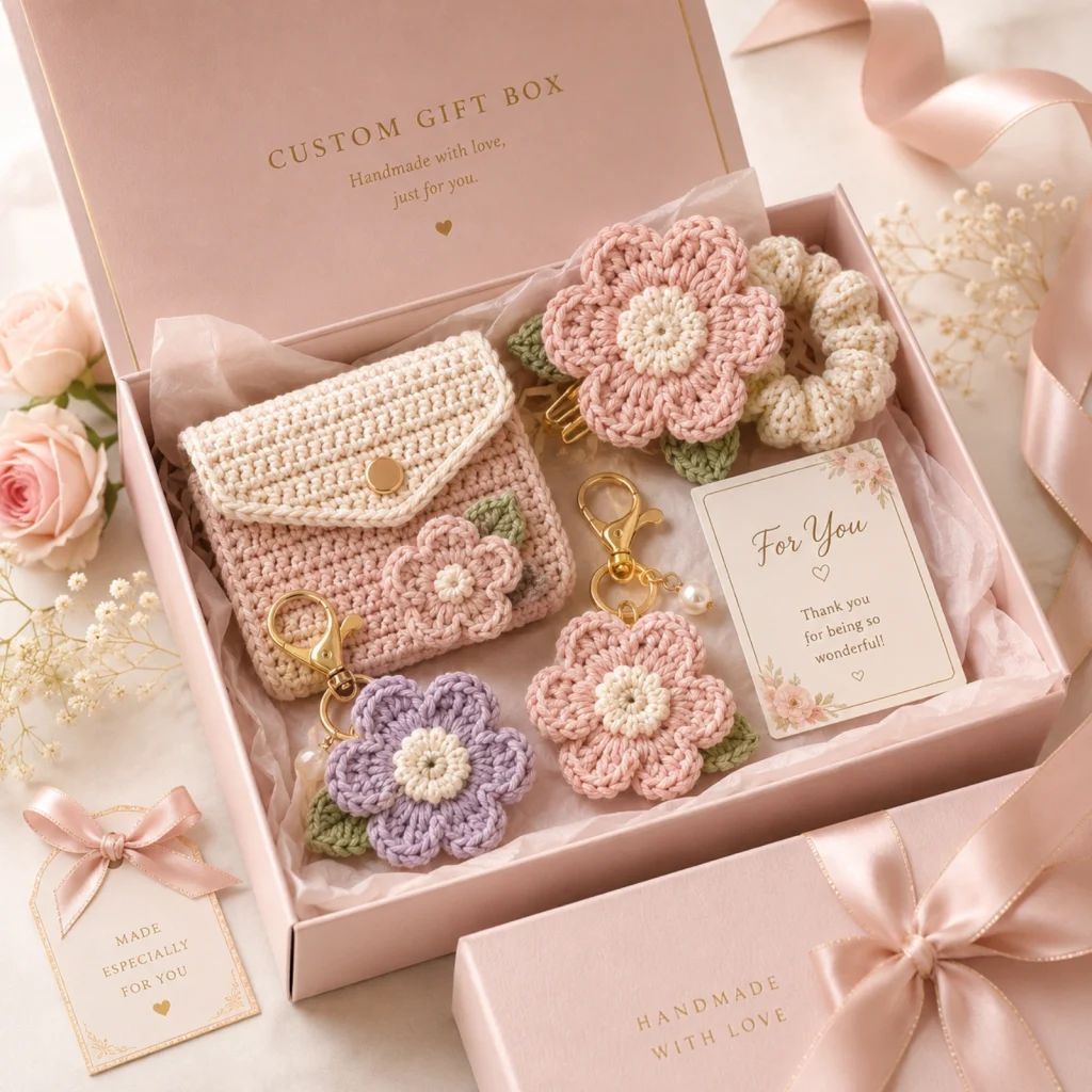 Custom Crochet Gift Box
