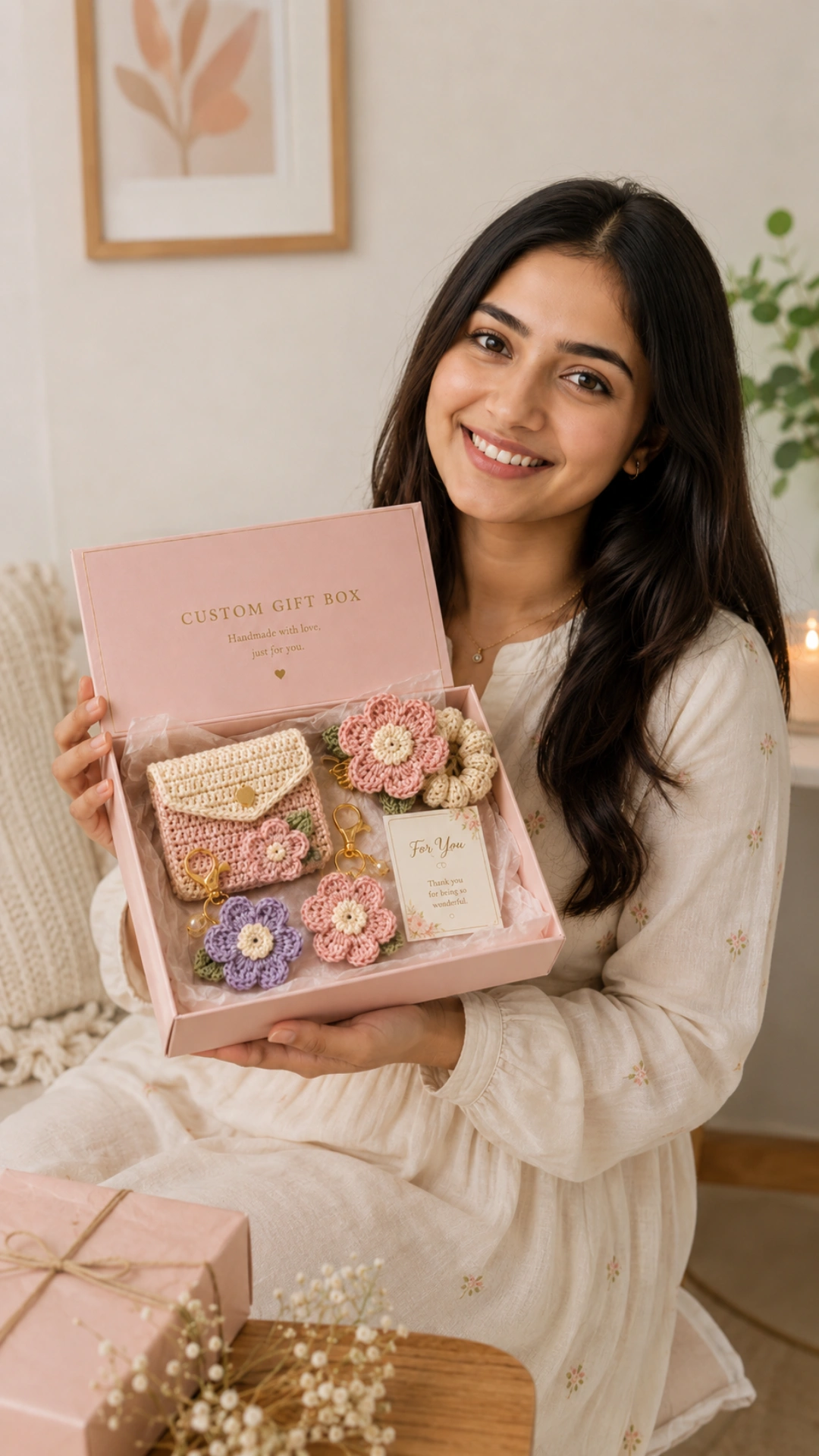 Custom Crochet Gift Box customer review photo