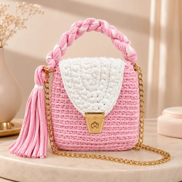 Pastel Mini Crochet Bag product image
