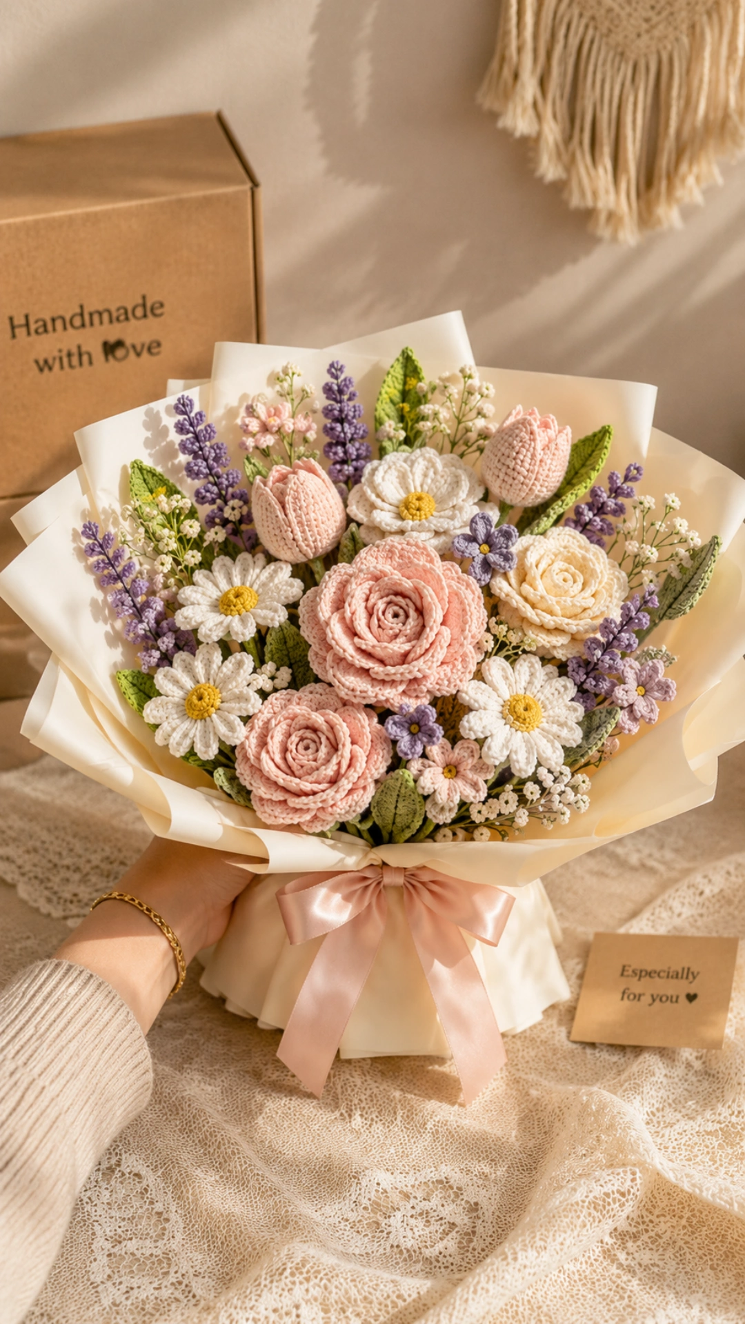 Crochet Flower Bouquet customer review photo