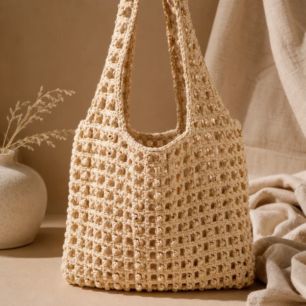 Soft Shell Crochet Shoulder Bag gallery image 2