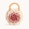 Pearl Bloom Crochet Clutch gallery image 2
