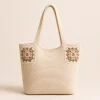 Blush Bloom Crochet Tote Bag gallery image 3