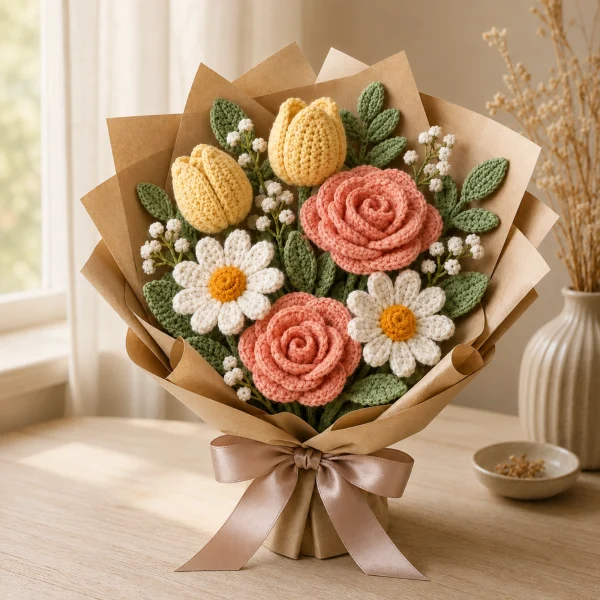 Signature Crochet Flower Bouquet gallery image 3