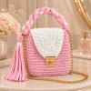 Pastel Mini Crochet Bag gallery image 3