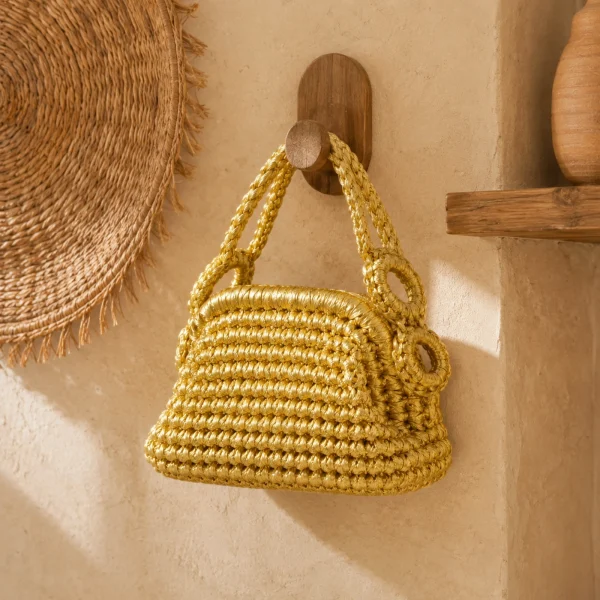 Vintage Petal Crochet Clutch gallery image 4