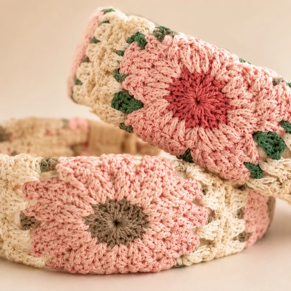 4 Soft Crochet Headband gallery image 4