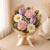 4 Pastel Crochet Flower Bouquet gallery image 4