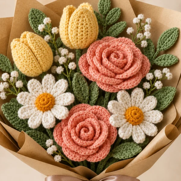 Signature Crochet Flower Bouquet gallery image 4
