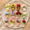 5 Mini Bloom Crochet Keychain gallery image 5