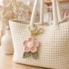 5 Flower Charm Crochet Keychain gallery image 5