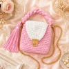 Pastel Mini Crochet Bag gallery image 5