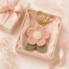 6 Flower Charm Crochet Keychain gallery image 6