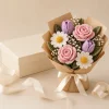 6 Pastel Crochet Flower Bouquet gallery image 6