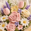 6 Rose Crochet Flower Bouquet gallery image 6