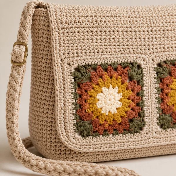 Garden Trail Crochet Sling Bag gallery image 6