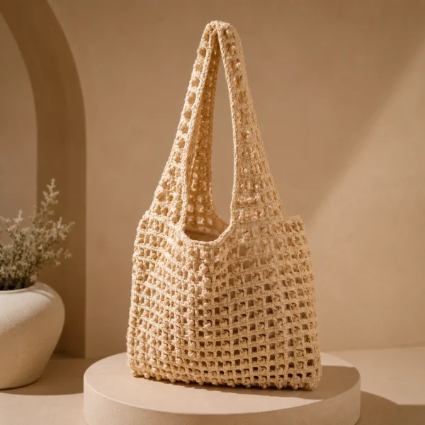 Soft Shell Crochet Shoulder Bag gallery image 6