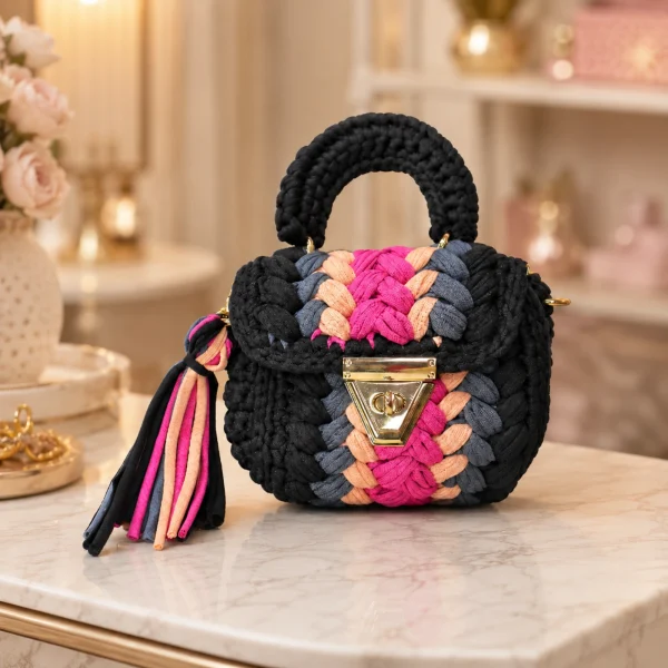 Mini Blossom Crochet Bag gallery image 7
