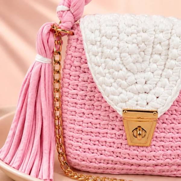 Pastel Mini Crochet Bag gallery image 7